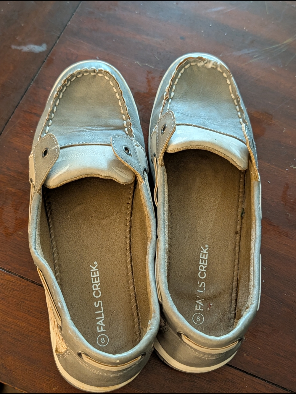 Falls Creek Taupe Suede Slip-On Moccasin